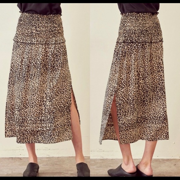 BOHO Leopard Print Skirt - Picture 4 of 7